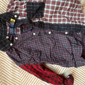 Polo by Ralph Lauren boys Plaid Shirt - Red and Blue and green for holiday